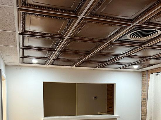 Cambridge – Faux Tin Ceiling Tile – 24 in x 24 in – #DCT 06 – Idea Library