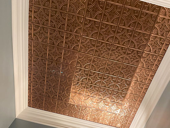 Queen Victoria – Copper Ceiling Tile – #1204