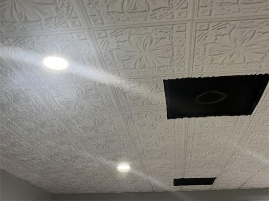 Lucas’s Shield Glue-up Styrofoam Ceiling Tile 20 in x 20 in – #R124 – (Pack of 96)